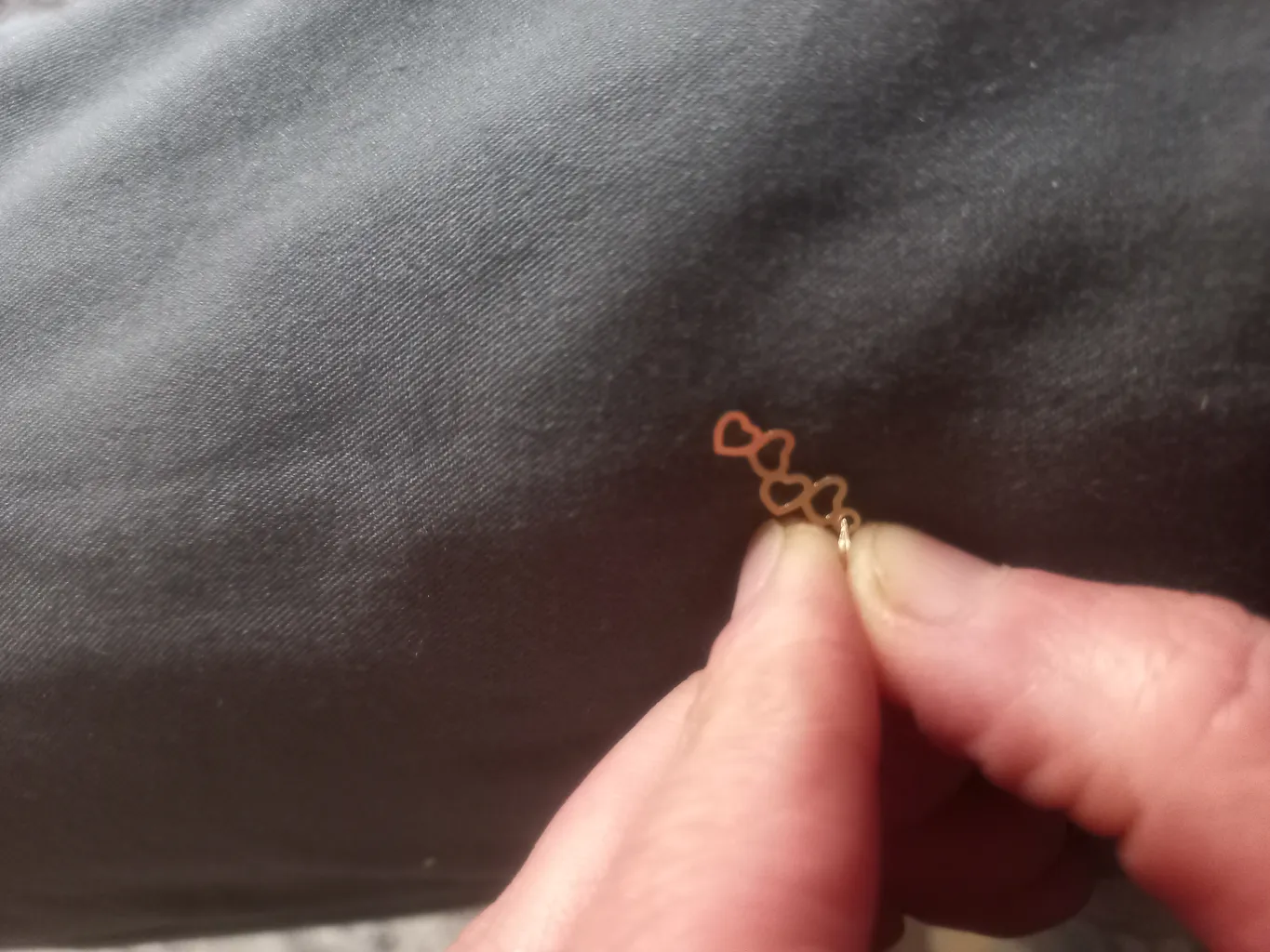 آویز گردنبند طلا 18 عیار الن مدل EL71