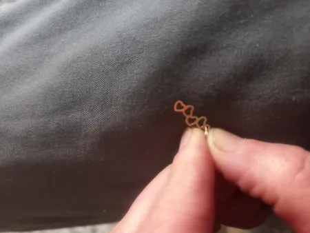 آویز گردنبند طلا 18 عیار الن مدل EL71