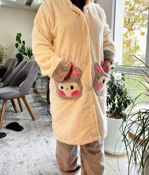 ست سویشرت و شلوار زنانه مدل کاوایی خرس