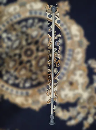 میله پرده حمام روژان مدل صاف کد 90-150