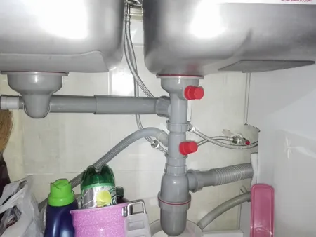 سیفون ظرفشویی آبا کد 120