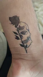 تتو موقت مدل خوشنویسی و فانتزی مجموعه 100 عددی به همراه اسپری تتو موقت