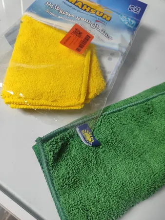 دستمال نظافت مهسان مدل سوپر میکروفایبر بسته 2 عددی