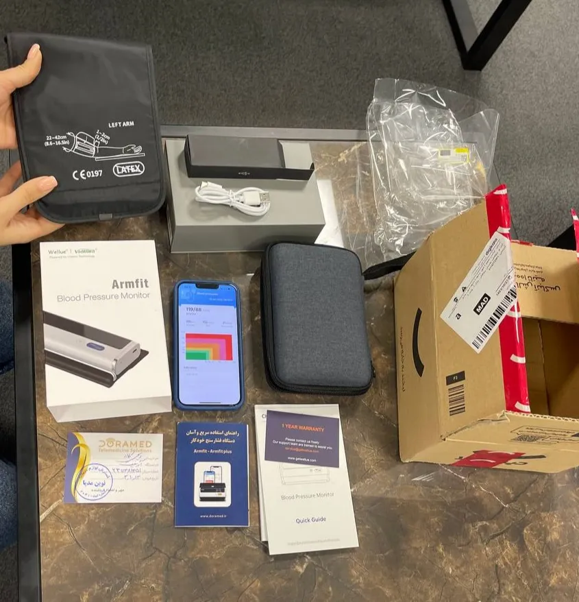 فشارسنج بازویی دیجیتال ولو مدل Armfit