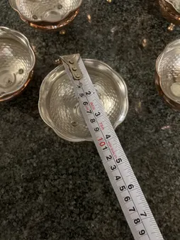 ست 9 تکه هفت سین مسی مدل سه پایه برنجی کد HS3PB-9