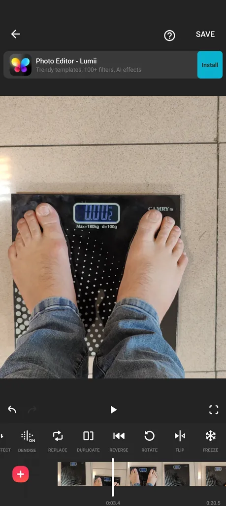 ترازو دیجیتال کمری فیت مدل B wave