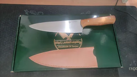 چاقو آشپزخانه الماس زنجان مدل سرآشپز کد m04