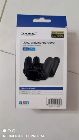 پایه شارژر دسته بازی پلی استیشن 4 دابی مدل TP4-002