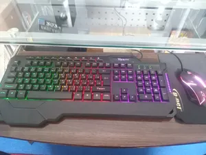 تجریه خرید کیبورد و ماوس گیمینگ وریتی مدل V-KB6121GCW، سوییچ ممبران، Full-Size، نورپردازی LED RGB