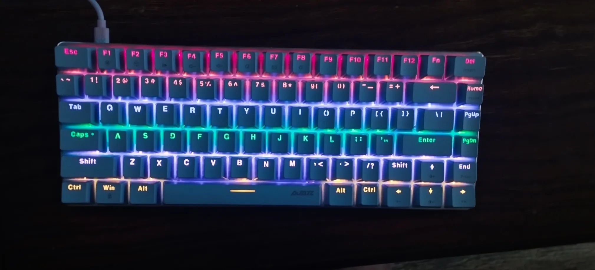 کیبورد مخصوص بازی آجز مدل AK33 Mechanical