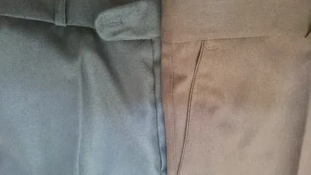 شلوار پارچه ای سرمه ای مردانه کد 2