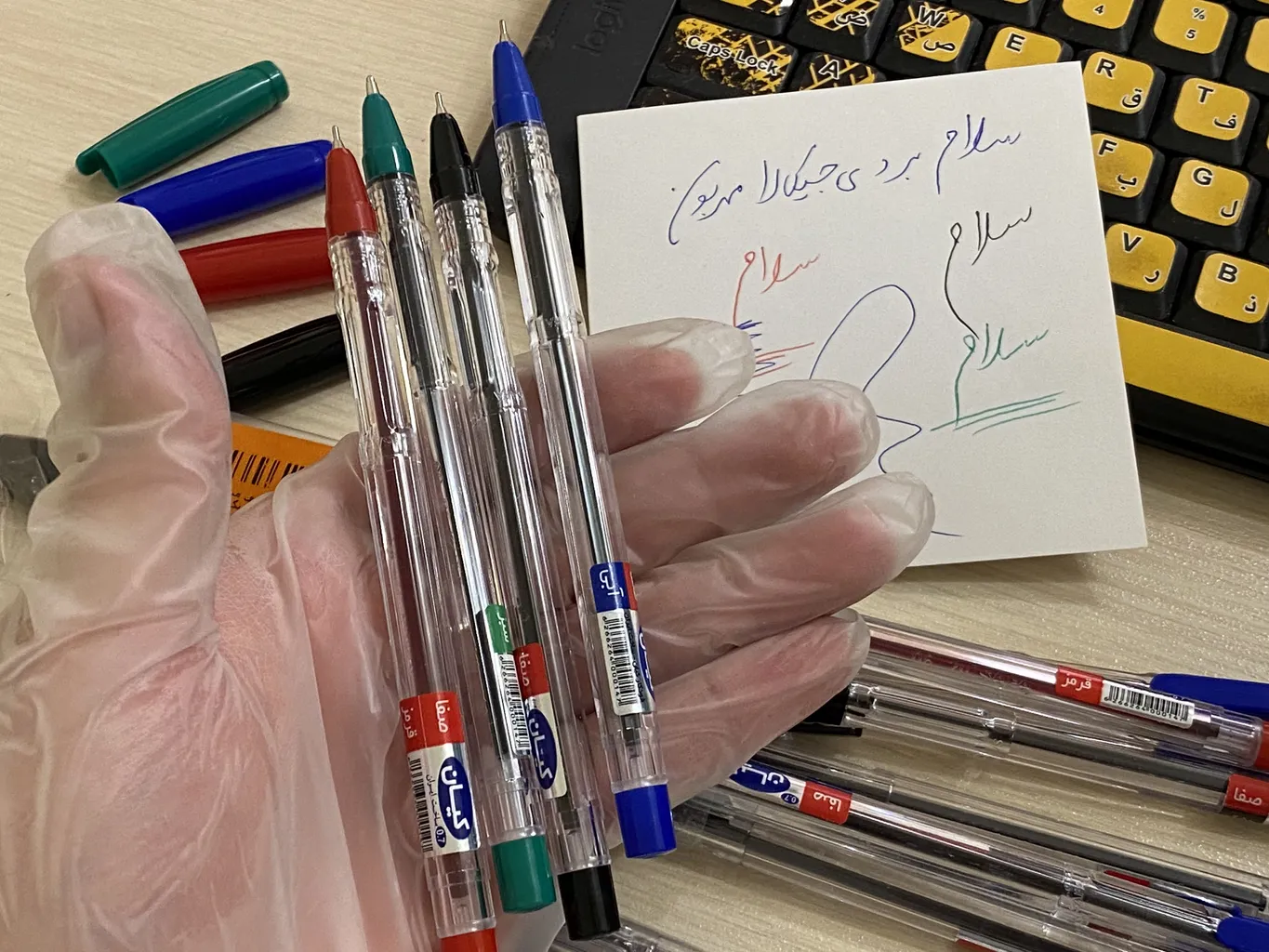 خودکار کیان نوک 0.7 میلی متر بسته 10 عددی