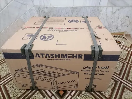 کباب پز آتش مهر مدل گازی استیل 45
