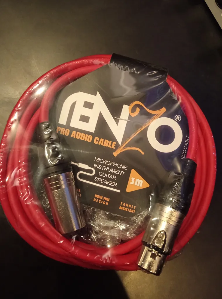 کابل میکروفن XLR به XLR مدل RX3 طول 3 متر