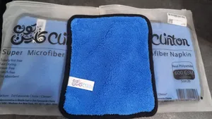 تجریه خرید دستمال نظافت خودرو کلینتون مدل سوپر میکروفایبر کد 401-CL600B بسته 3 عددی