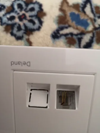 سوکت تلفن دوقلوی دلند مدل آسا