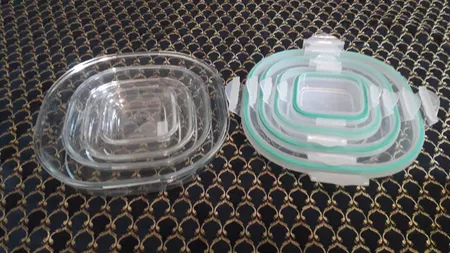 ظرف نگهدارنده لیمون مدل GLASS 2049 مجموعه 4 عددی