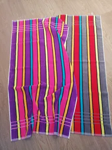 تجریه خرید حوله استخری ماندگار طرح راه راه سایز 70x130 سانتی متر