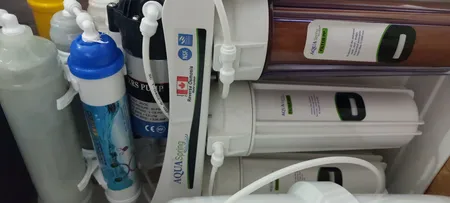 دستگاه تصفیه کننده آب آکوآ اسپرینگ مدل UF - SF4800  کد 01 به همراه فیلتر تصفیه آب