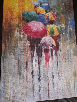 پازل 1000 تکه رونیز مدل چترهای رنگی کد 07781