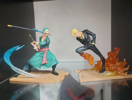 فیگور مدل زورو و سانجی طرح وان پیس