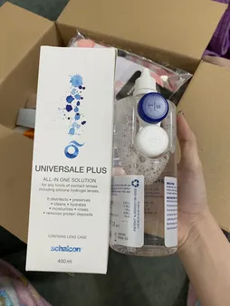 محلول شستشوی لنز شالکون مدل Universal Plus حجم 400 میلی لیتر