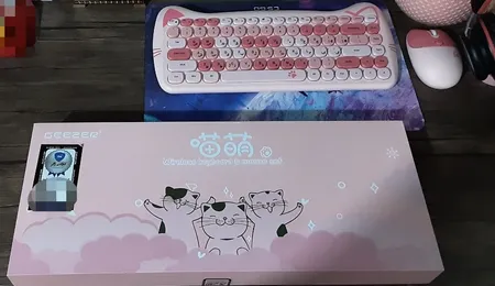 کیبورد و ماوس بیسیم گیزر مدل Meoe Meoe
