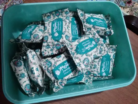 گز لقمه 10 درصد پسته شیرین - 200 گرم