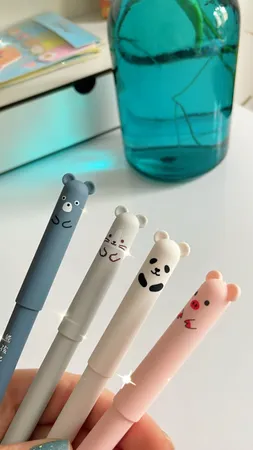 روان نویس مدل حیوانات Erasable کد M1203-00 مجموعه  4 عددی