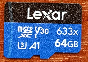 تجریه خرید کارت حافظه‌ microSDXC لکسار مدل 633X کلاس 10 استاندارد UHS-I U3 سرعت ظرفیت 64 گیگابایت