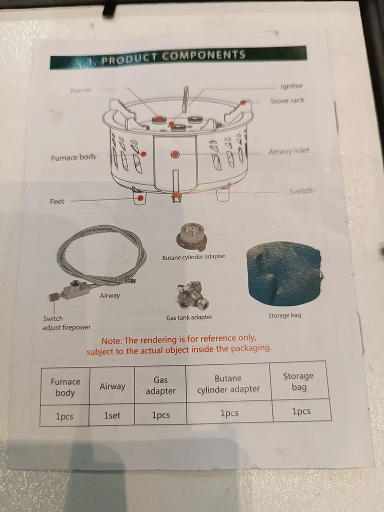 اجاق سفری گرین لاین مدل 7 Burner Camping