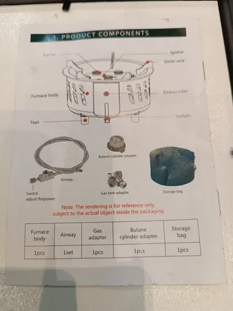 اجاق سفری گرین لاین مدل 7 Burner Camping
