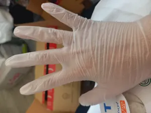 تجریه خرید دستکش وینیل اپی پرفکت مدل 100 سایز لارج بسته 100 عددی