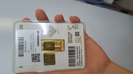 شمش طلا 24 عیار طلای محمد مدل برج میلاد کد SM1000