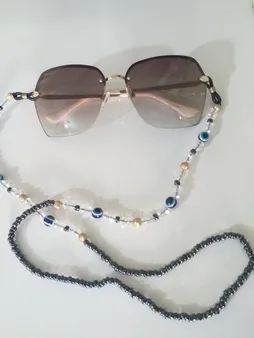 بند عینک زنانه مدل چشم نظر