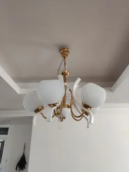 لوستر چشمه نور 5 شعله کد887/5WT