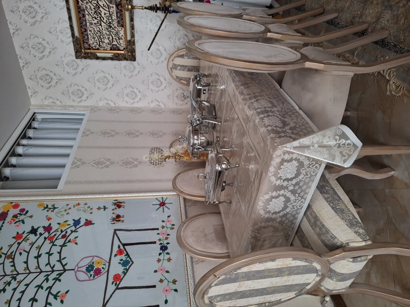 طلق رومیزی مدل اکلیلی کریستال کد T250