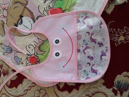 پیش بند نوزادی مدل جیب دار کد تک شاخ