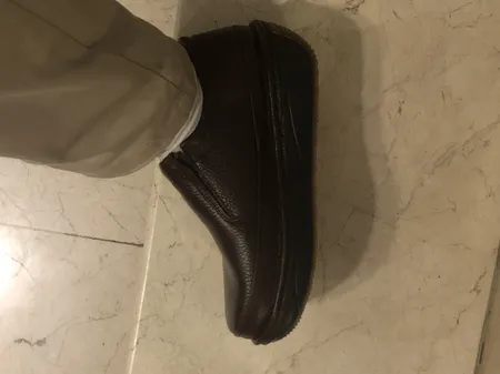 کفش طبی مردانه چرم تبریز مدل آسایش