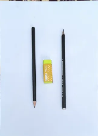 مداد طراحی آریا مدل Drawing-B6 کد 84912 بسته 2 عددی