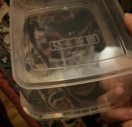 ظرف نگهدارنده مدل فریزری و مایکروویوی کد 1200cc بسته 10 عددی