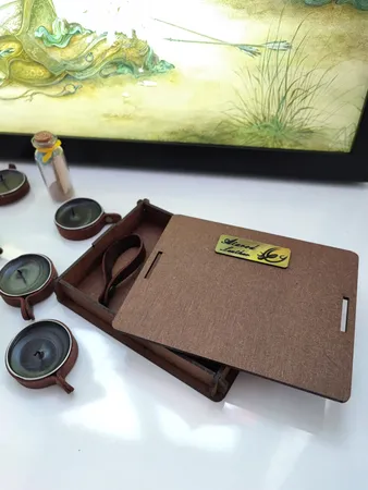 جاشمعی چرم عطارد مدل W03 مجموعه 9 عددی