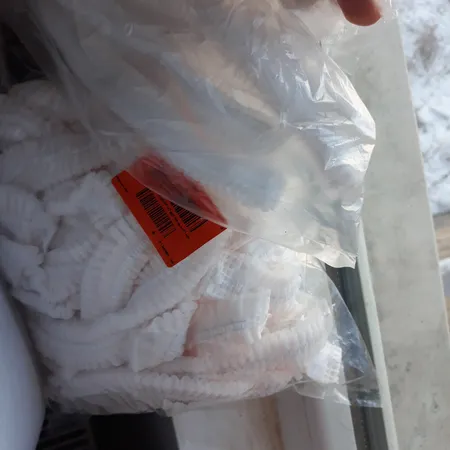 کلاه یکبار مصرف پارچه ای آکاردئونی مدل A300 بسته 50 عددی