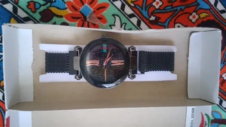 ساعت مچی عقربه ای دخترانه مدل Di Black