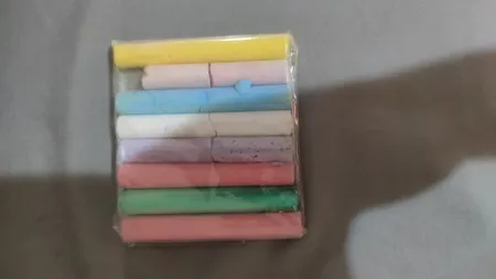 گچ رنگی مدل X8 بسته 8 عددی