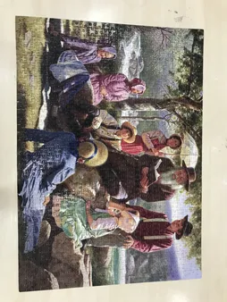 پازل 1000 تکه فاکس پازل طرح مدرسه آفتاب کد 62242