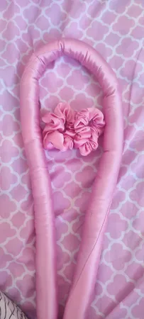 بیگودی مو مدل پرنسس طرح روبان به همراه کش مو بسته 2 عددی