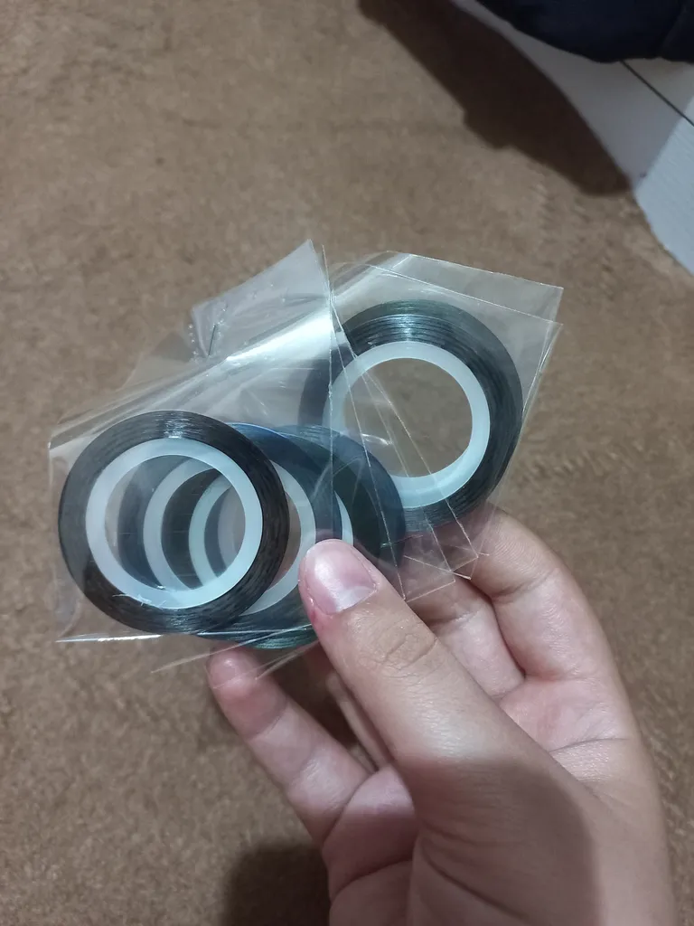 نوار طراحی ناخن مدل NST-1 مجموعه 12 عددی