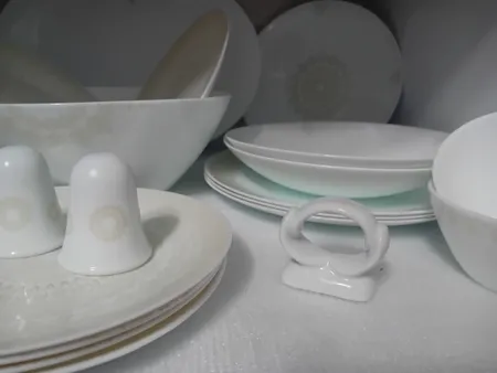 حلقه دستمال چینی تقدیس مدل مدرن بسته 6 عددی