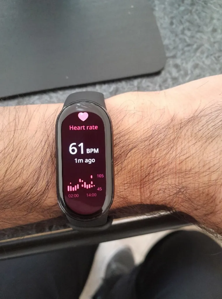 مچ بند هوشمند 46 میلی‌متری شیائومی مدل Band 10 با بند سیلیکونی